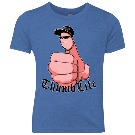 T-Shirts Vintage Royal / YXS Thumb Life Youth Triblend T-Shirt