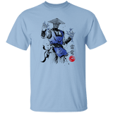 T-Shirts Light Blue / S Thunder God sumi-e T-Shirt