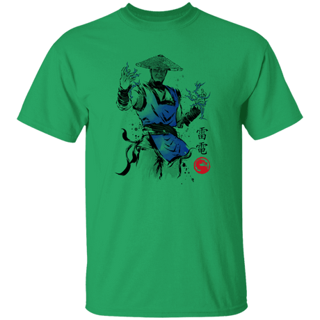 T-Shirts Irish Green / YXS Thunder God sumi-e Youth T-Shirt