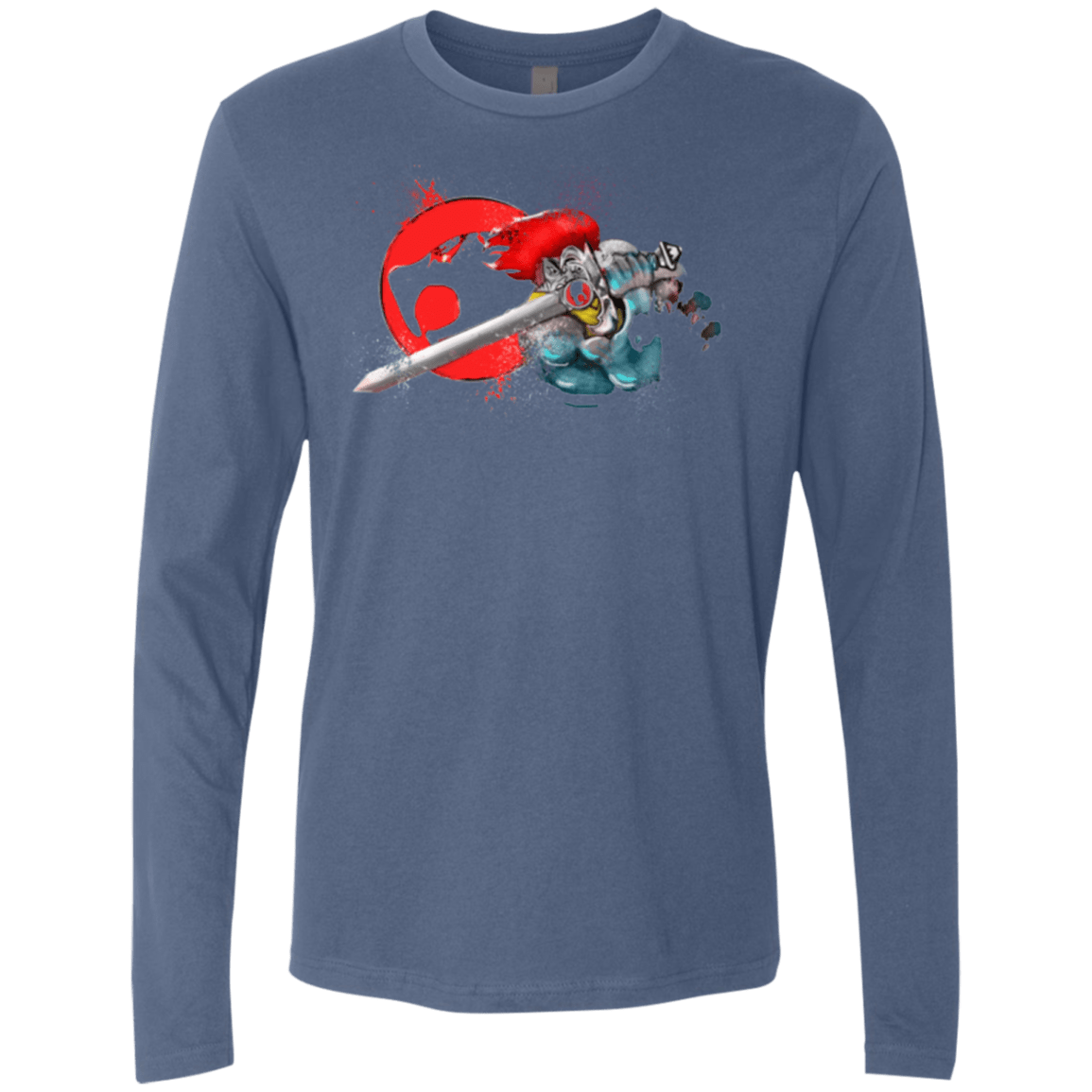 T-Shirts Indigo / Small Thunder-hoooo Men's Premium Long Sleeve