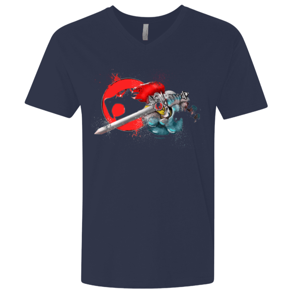 T-Shirts Midnight Navy / X-Small Thunder-hoooo Men's Premium V-Neck