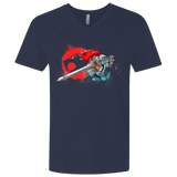 T-Shirts Midnight Navy / X-Small Thunder-hoooo Men's Premium V-Neck