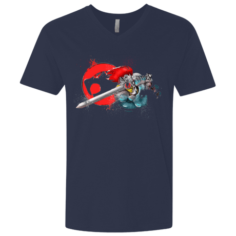 T-Shirts Midnight Navy / X-Small Thunder-hoooo Men's Premium V-Neck
