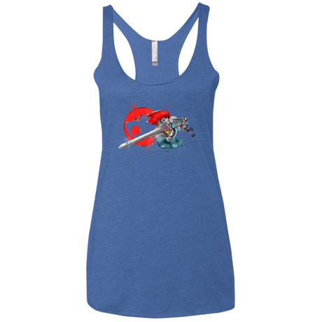 T-Shirts Vintage Royal / X-Small Thunder-hoooo Women's Triblend Racerback Tank
