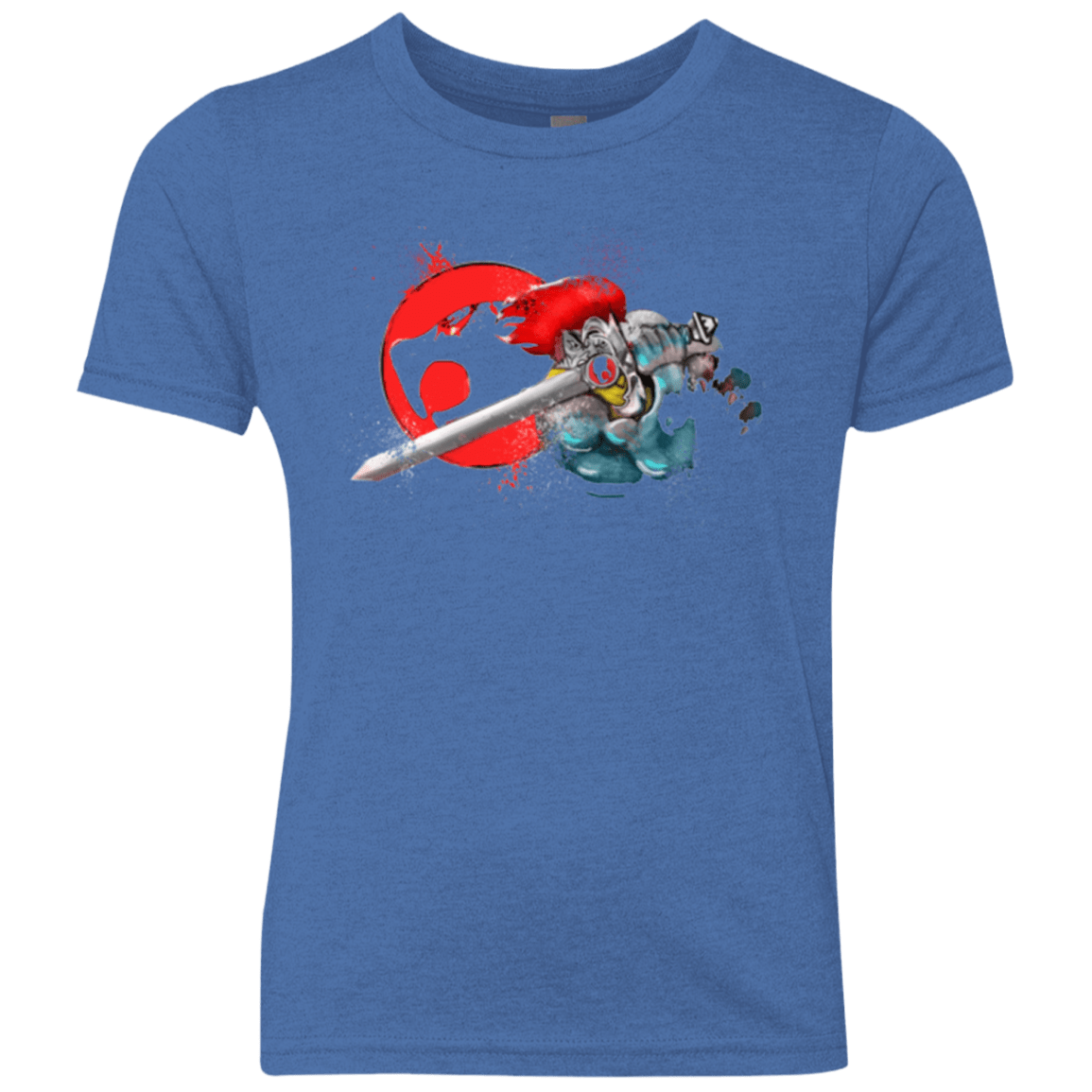 T-Shirts Vintage Royal / YXS Thunder-hoooo Youth Triblend T-Shirt