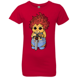 T-Shirts Red / YXS Thunder Kitty Girls Premium T-Shirt