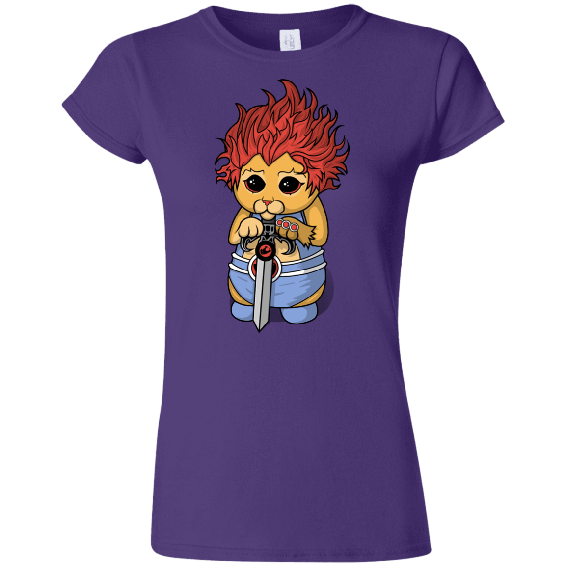 T-Shirts Purple / S Thunder Kitty Junior Slimmer-Fit T-Shirt