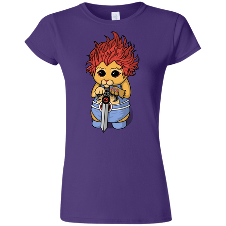 T-Shirts Purple / S Thunder Kitty Junior Slimmer-Fit T-Shirt