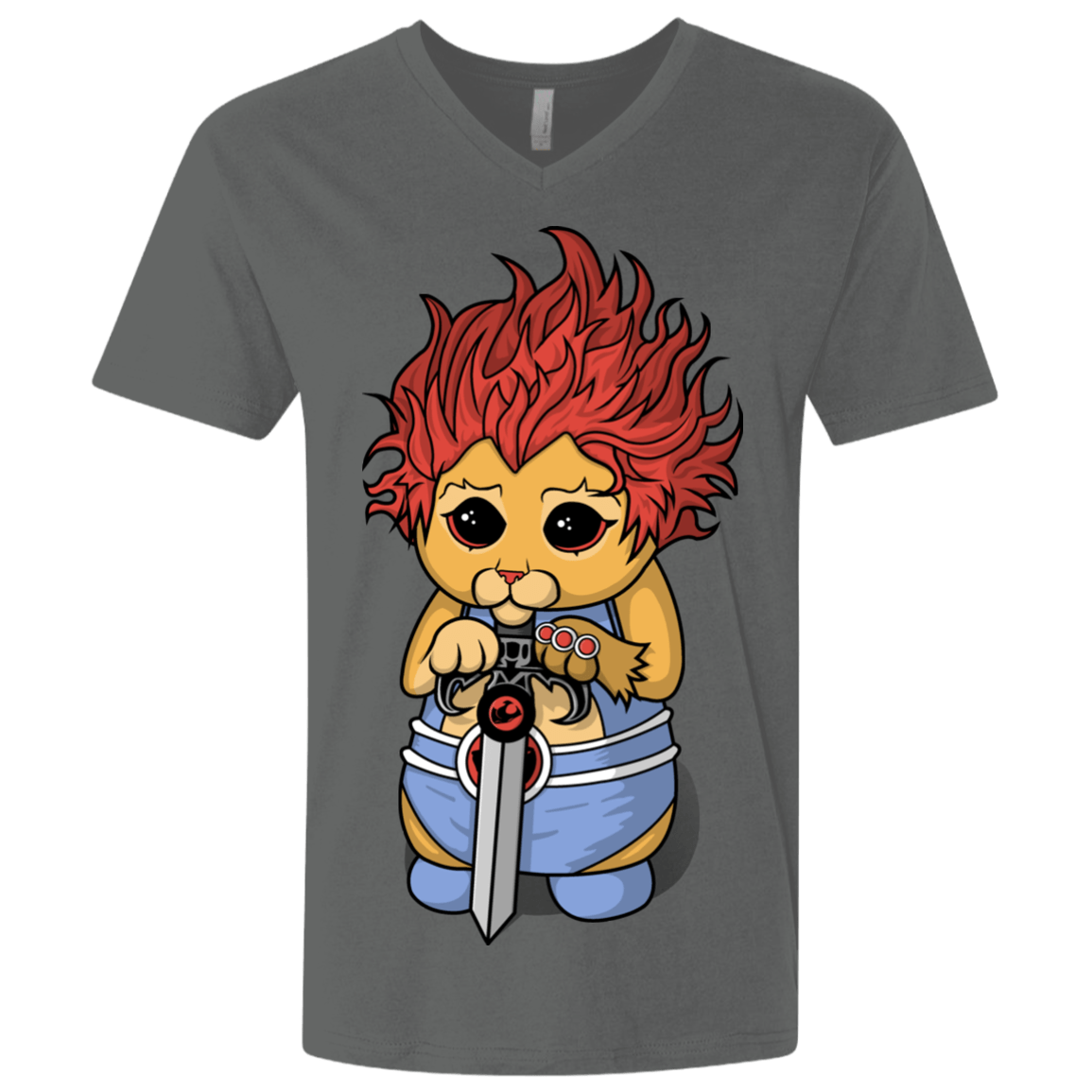 Thunder Kitty Men's Premium V-Neck