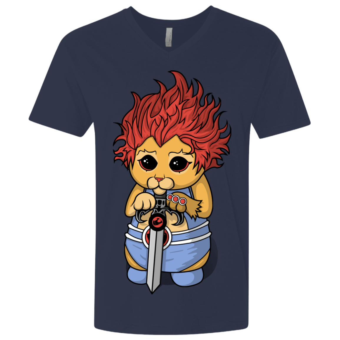 Thunder Kitty Men's Premium V-Neck
