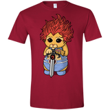 T-Shirts Cardinal Red / S Thunder Kitty Men's Semi-Fitted Softstyle