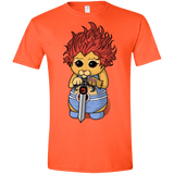 T-Shirts Orange / S Thunder Kitty Men's Semi-Fitted Softstyle