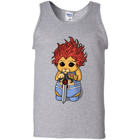 T-Shirts Sport Grey / S Thunder Kitty Men's Tank Top