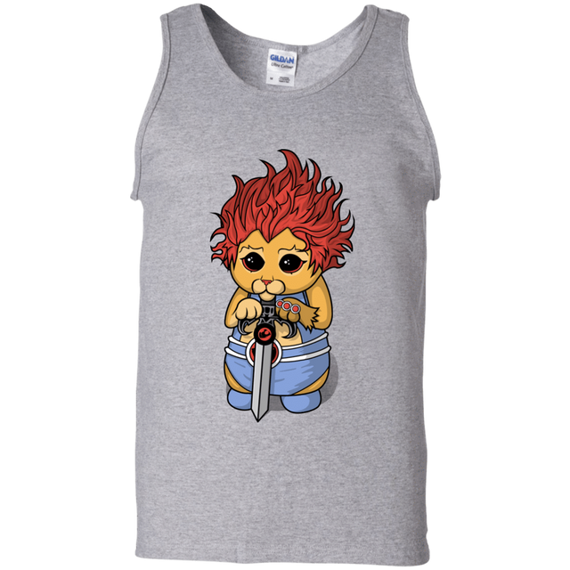 T-Shirts Sport Grey / S Thunder Kitty Men's Tank Top