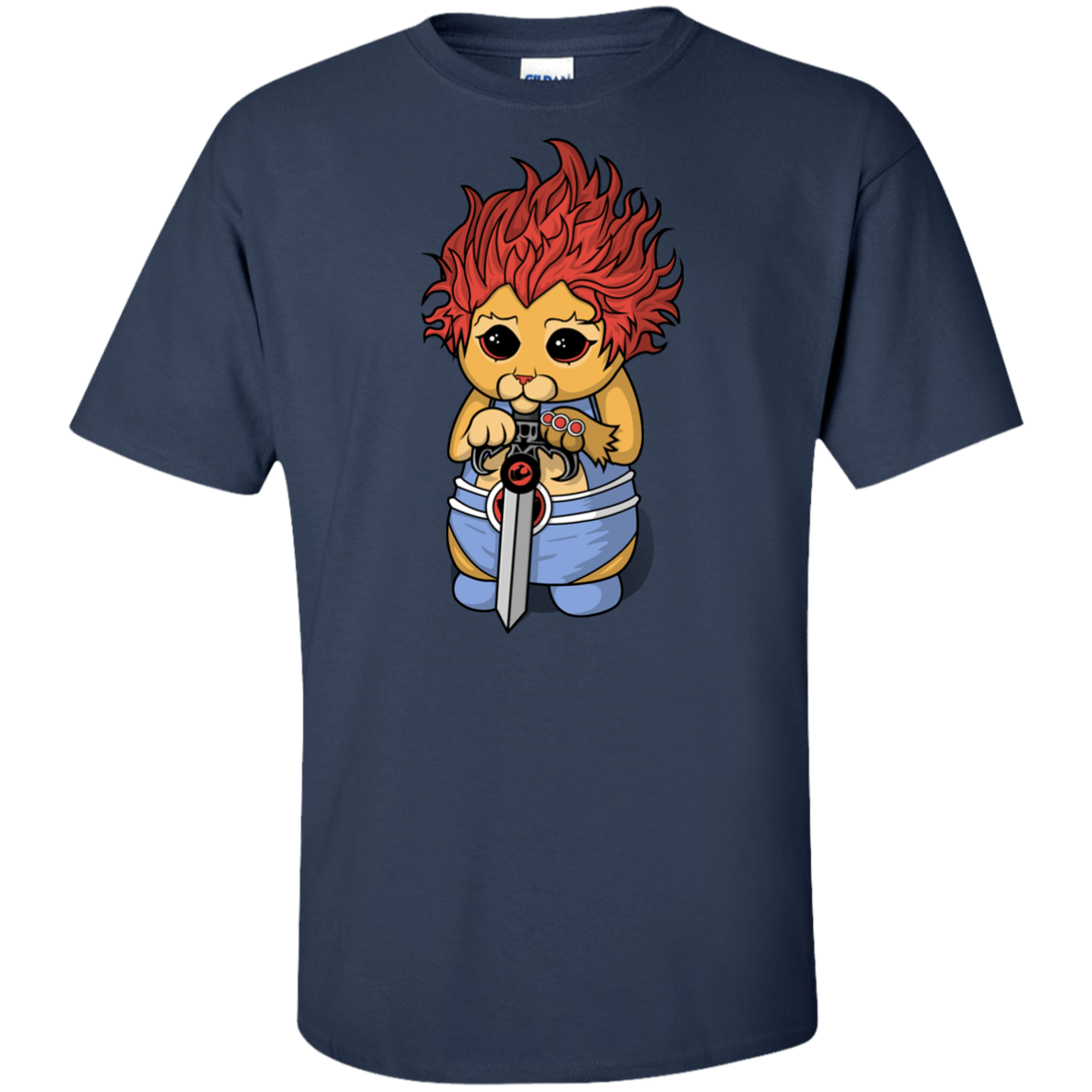 T-Shirts Navy / XLT Thunder Kitty Tall T-Shirt