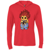 T-Shirts Vintage Red / X-Small Thunder Kitty Triblend Long Sleeve Hoodie Tee