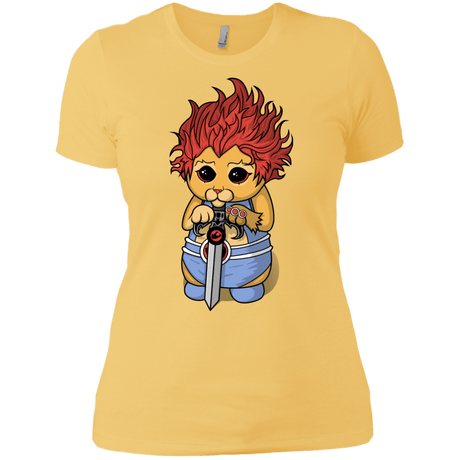 T-Shirts Banana Cream/ / X-Small Thunder Kitty Women's Premium T-Shirt