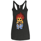 T-Shirts Vintage Black / X-Small Thunder Kitty Women's Triblend Racerback Tank