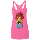 T-Shirts Vintage Pink / X-Small Thunder Kitty Women's Triblend Racerback Tank