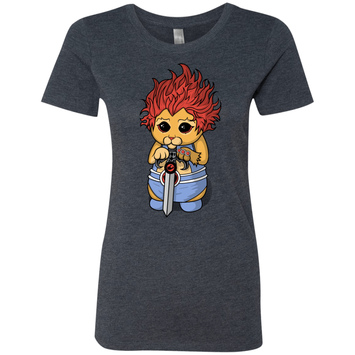 T-Shirts Vintage Navy / S Thunder Kitty Women's Triblend T-Shirt
