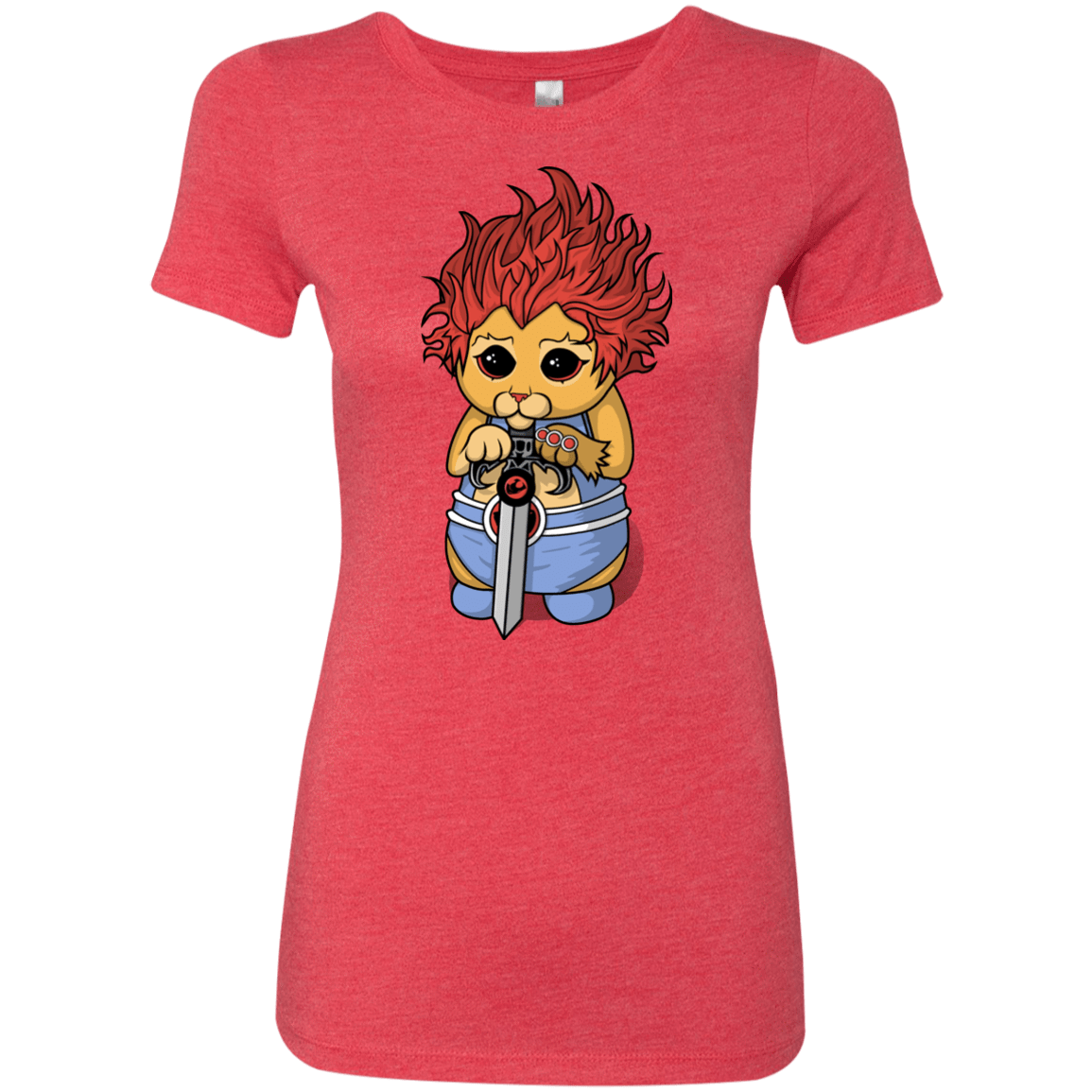 T-Shirts Vintage Red / S Thunder Kitty Women's Triblend T-Shirt