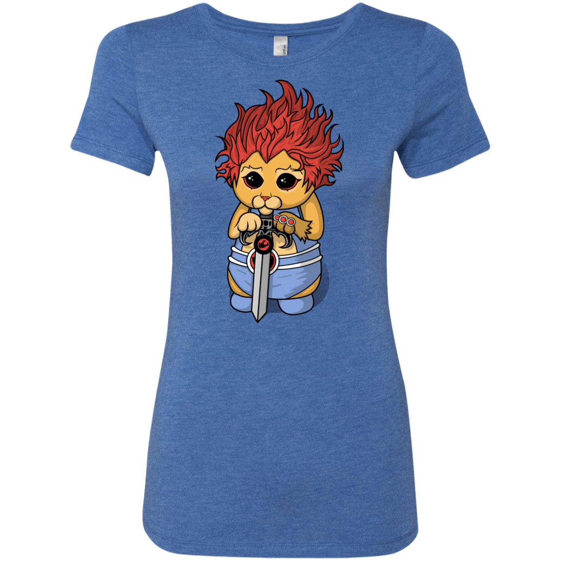 T-Shirts Vintage Royal / S Thunder Kitty Women's Triblend T-Shirt