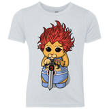T-Shirts Heather White / YXS Thunder Kitty Youth Triblend T-Shirt