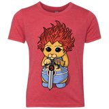 T-Shirts Vintage Red / YXS Thunder Kitty Youth Triblend T-Shirt