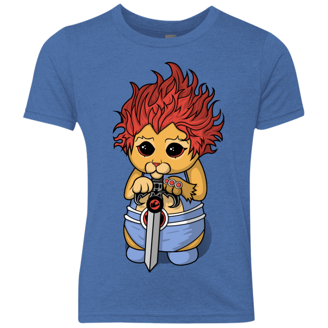 T-Shirts Vintage Royal / YXS Thunder Kitty Youth Triblend T-Shirt