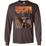 T-Shirts Dark Chocolate / S Thunder Scream Men's Long Sleeve T-Shirt