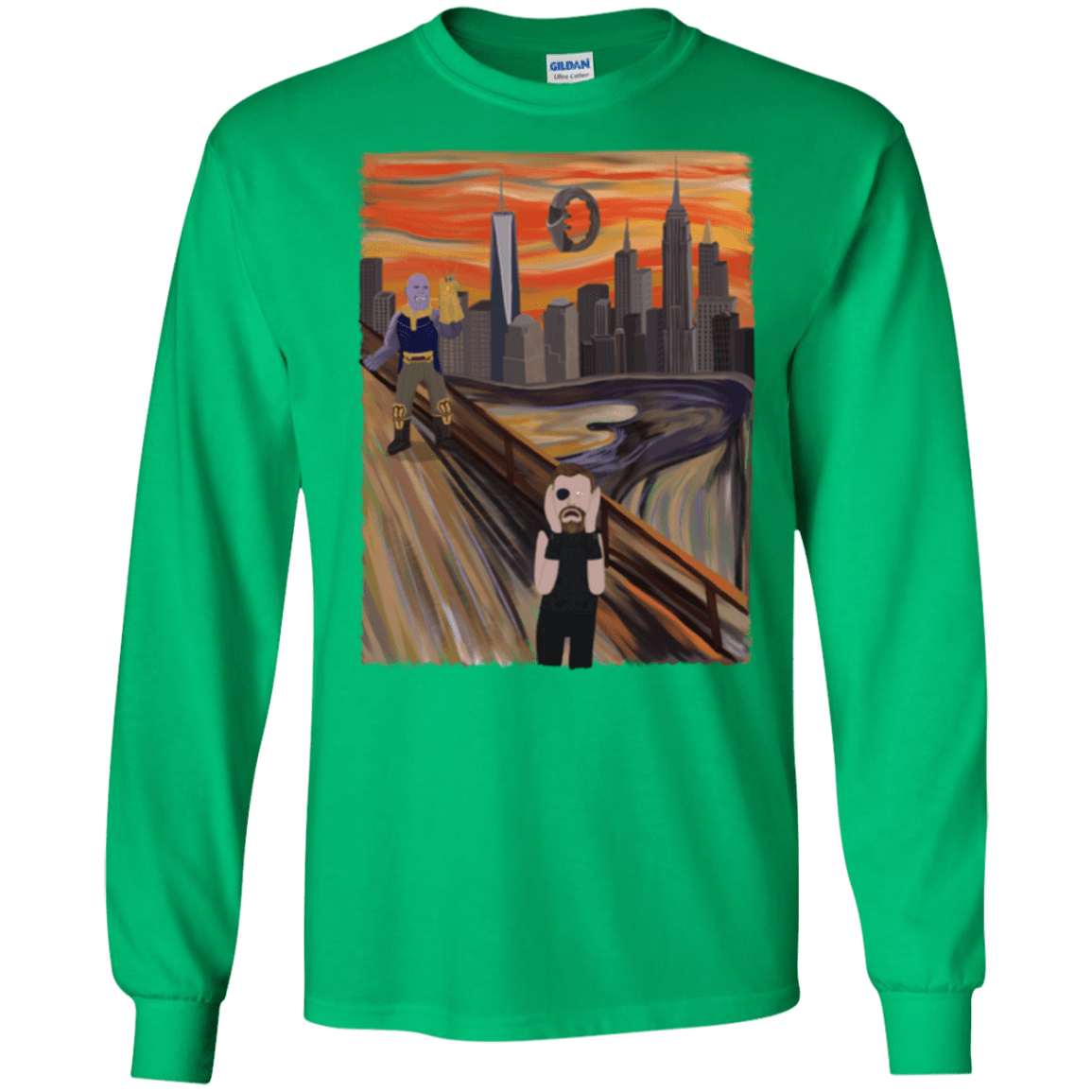 Thunder Scream Men's Long Sleeve T-Shirt