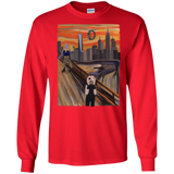 T-Shirts Red / S Thunder Scream Men's Long Sleeve T-Shirt