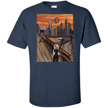 T-Shirts Navy / XLT Thunder Scream Tall T-Shirt