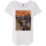 T-Shirts Heather White / X-Small Thunder Scream Triblend Dolman Sleeve