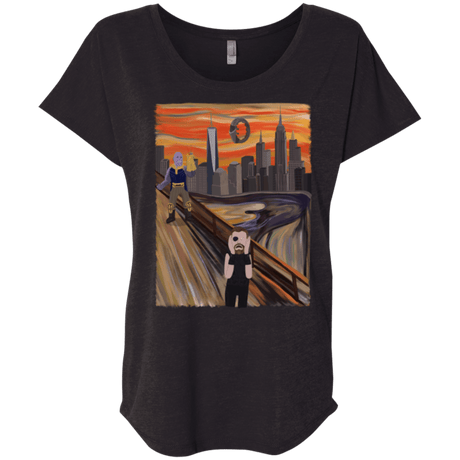 T-Shirts Vintage Black / X-Small Thunder Scream Triblend Dolman Sleeve