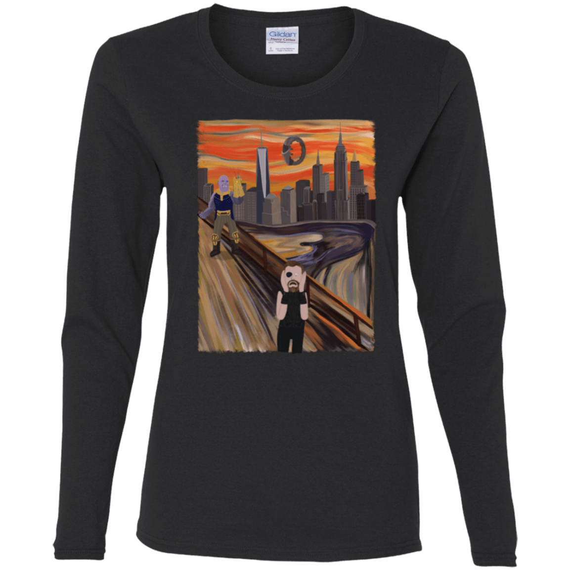 T-Shirts Black / S Thunder Scream Women's Long Sleeve T-Shirt