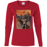 T-Shirts Red / S Thunder Scream Women's Long Sleeve T-Shirt