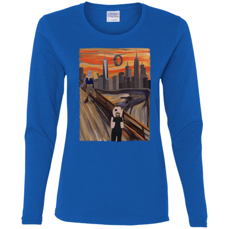 T-Shirts Royal / S Thunder Scream Women's Long Sleeve T-Shirt