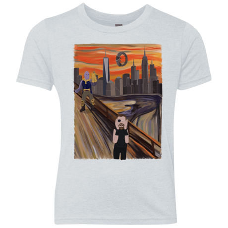 T-Shirts Heather White / YXS Thunder Scream Youth Triblend T-Shirt