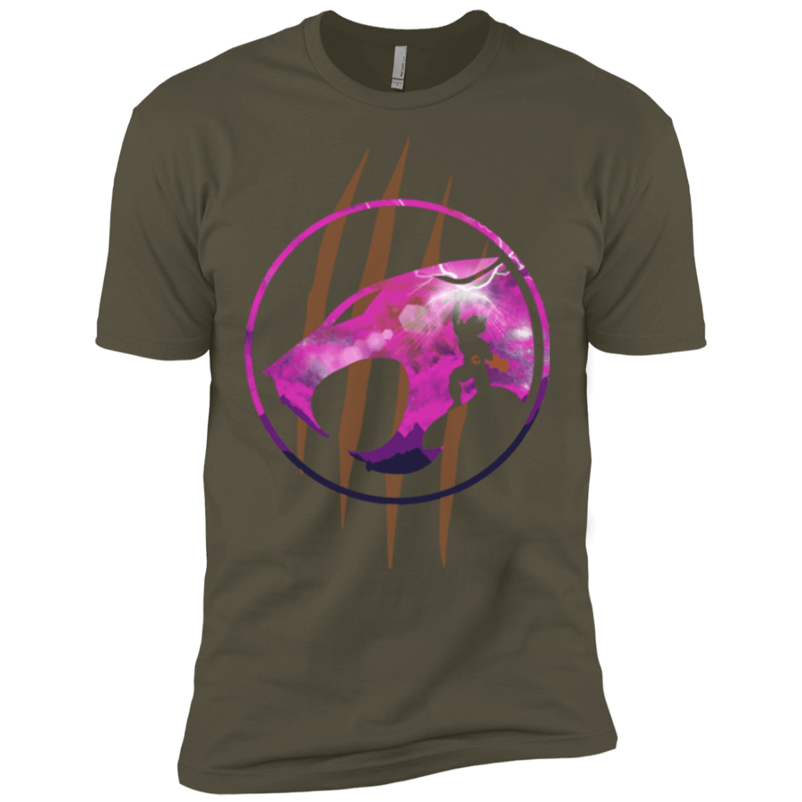 T-Shirts Military Green / X-Small Thunder, Thunder, Thunder Men's Premium T-Shirt