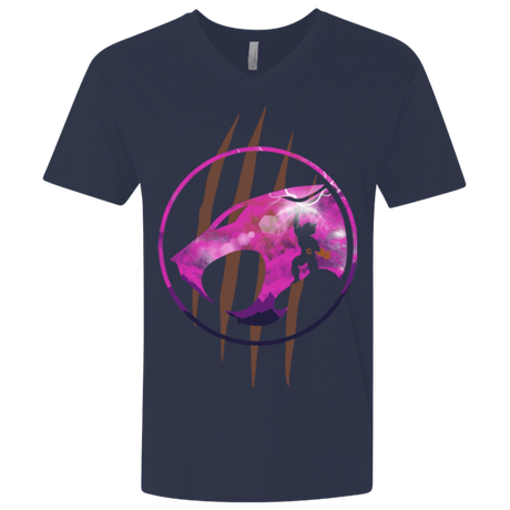 T-Shirts Midnight Navy / X-Small Thunder, Thunder, Thunder Men's Premium V-Neck