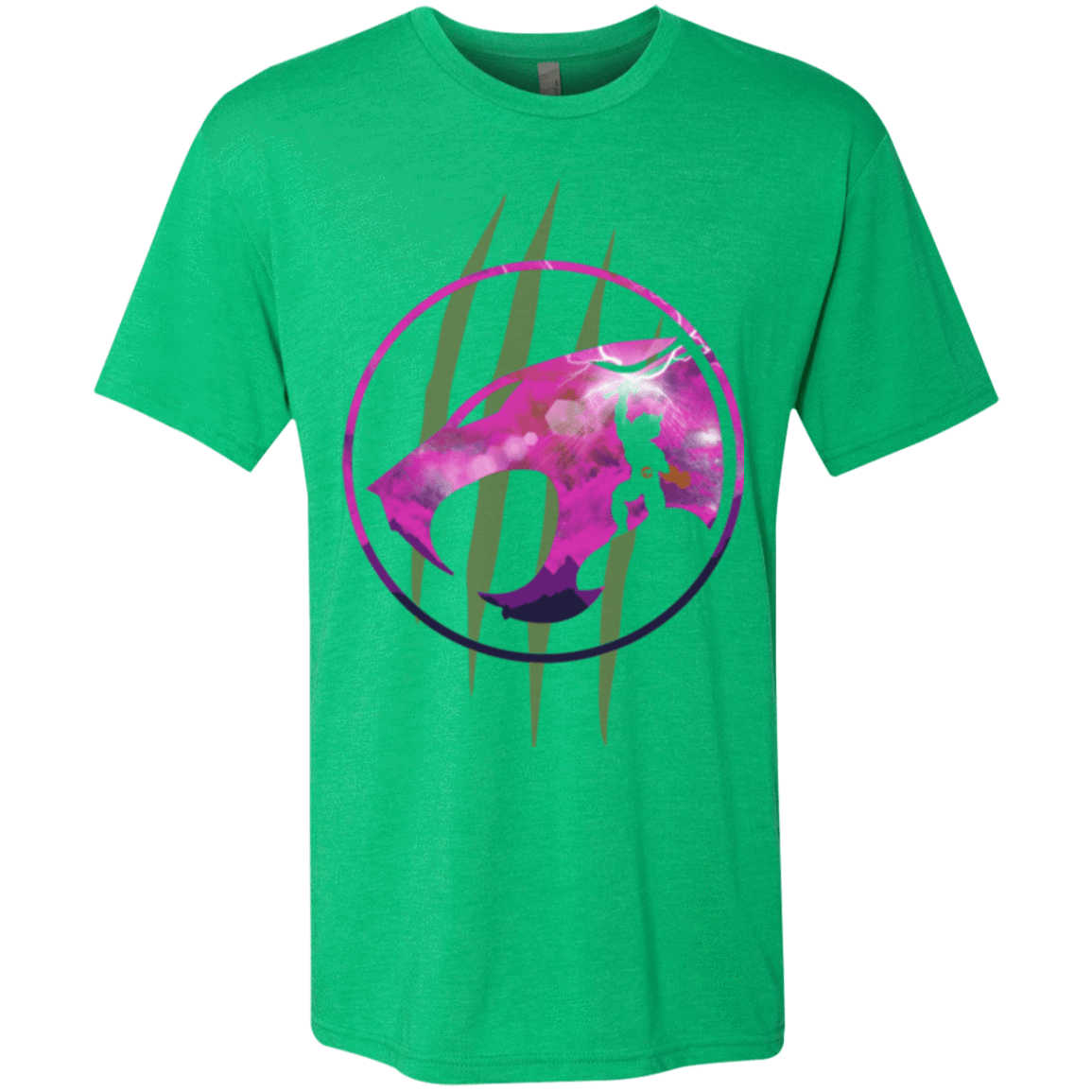 T-Shirts Envy / Small Thunder, Thunder, Thunder Men's Triblend T-Shirt