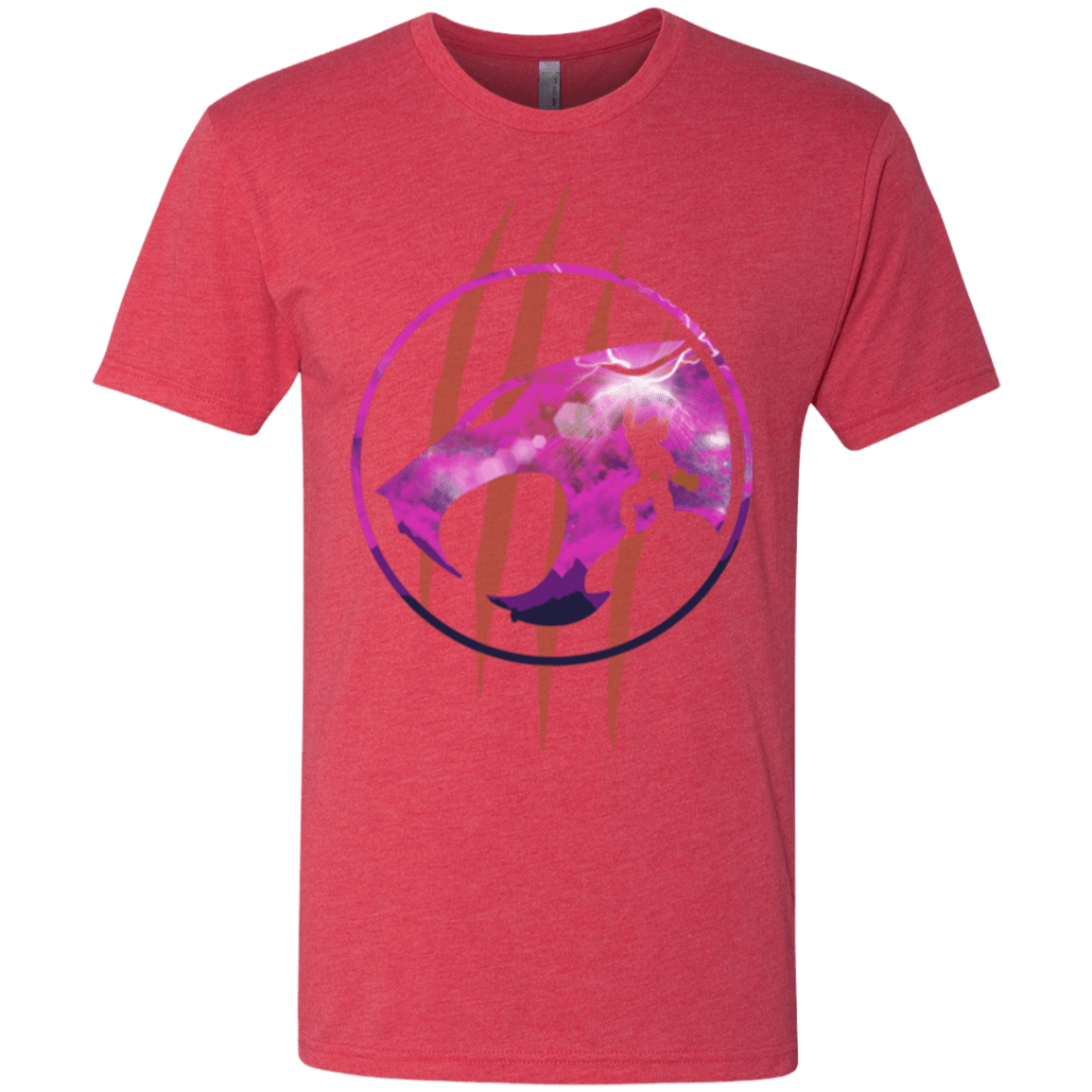T-Shirts Vintage Red / Small Thunder, Thunder, Thunder Men's Triblend T-Shirt
