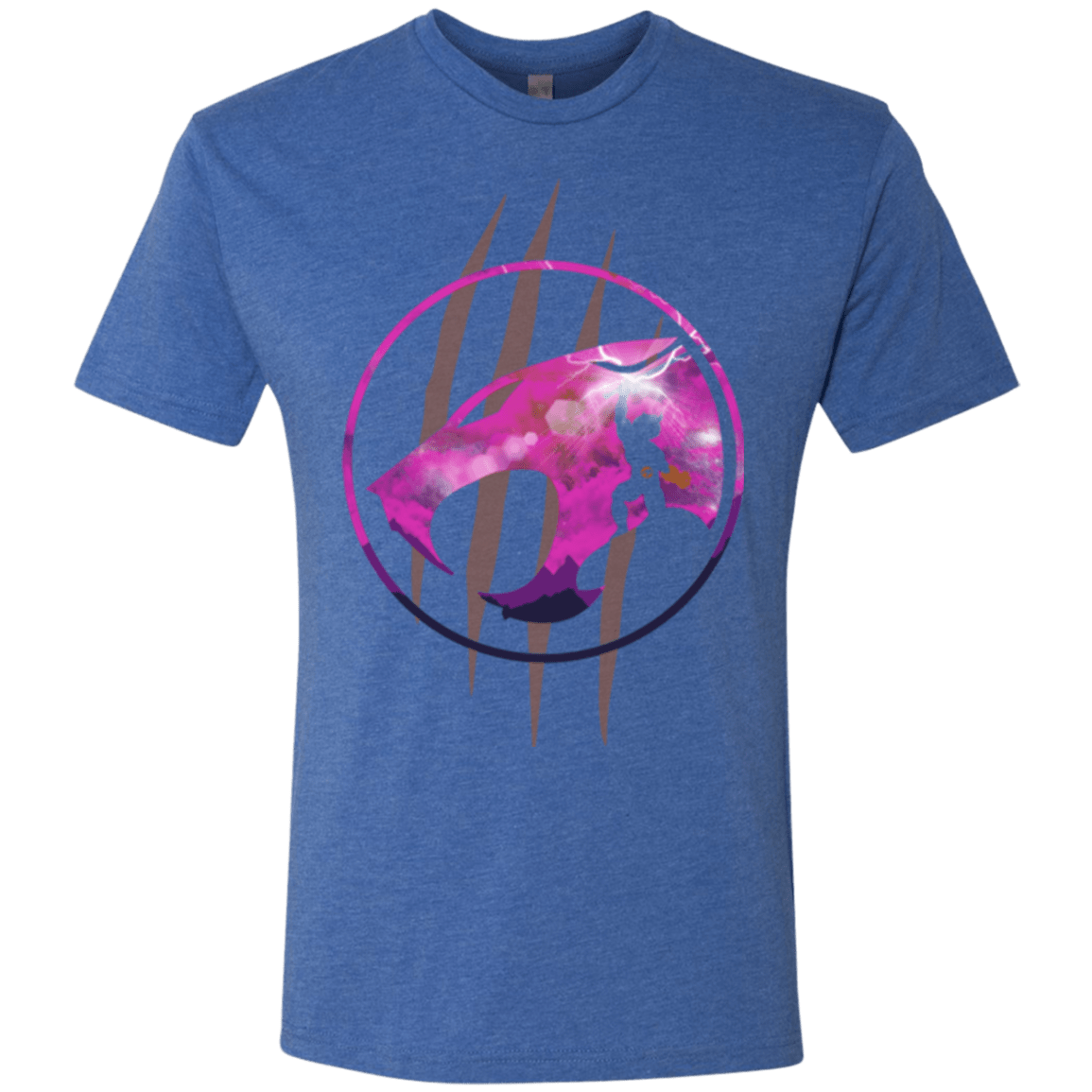 T-Shirts Vintage Royal / Small Thunder, Thunder, Thunder Men's Triblend T-Shirt