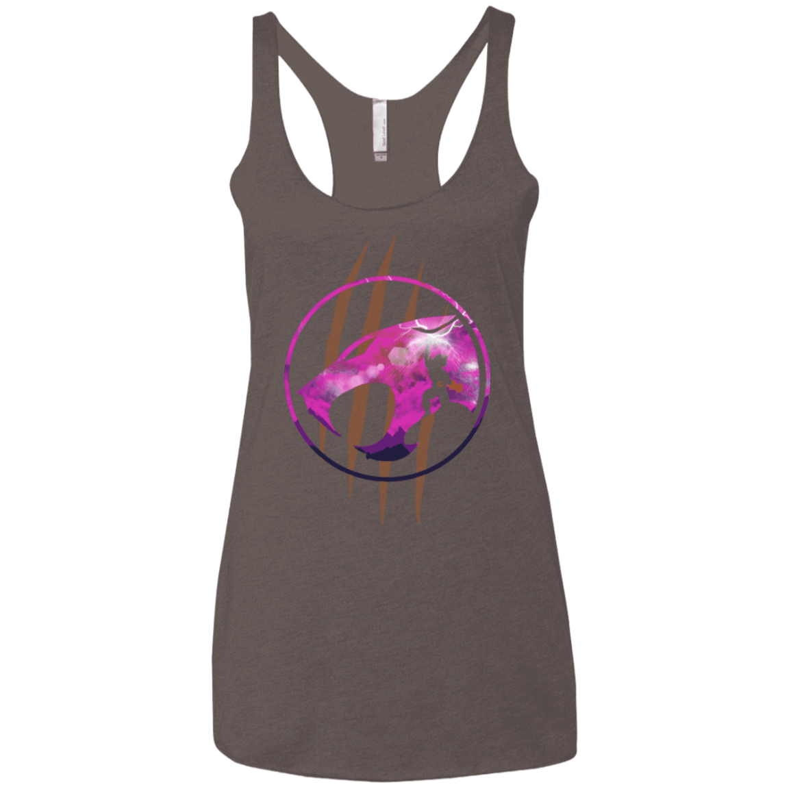 T-Shirts Macchiato / X-Small Thunder, Thunder, Thunder Women's Triblend Racerback Tank