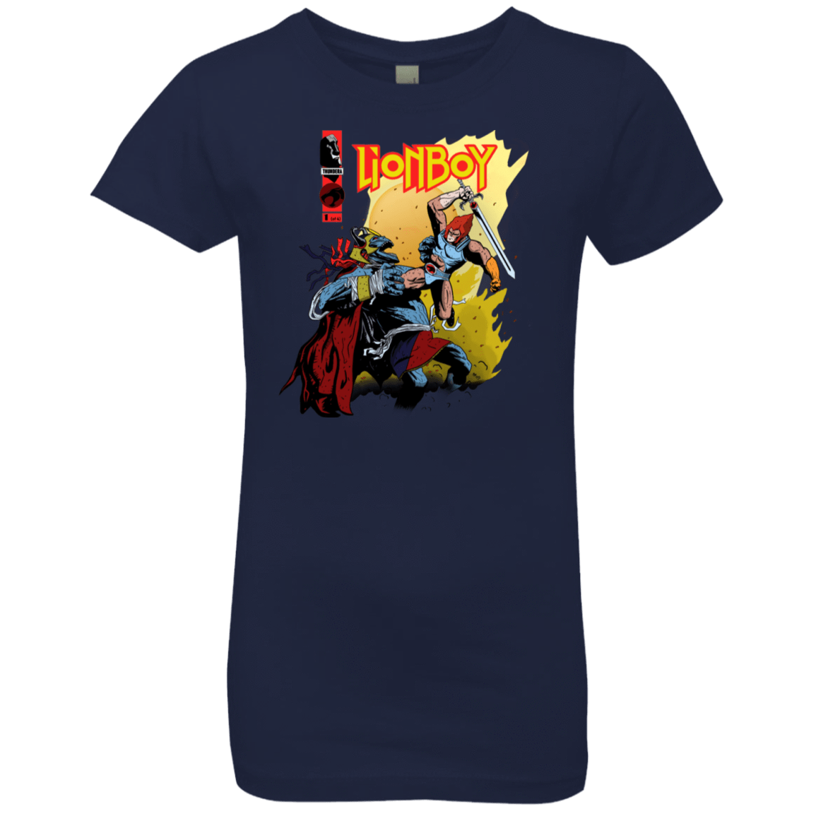 T-Shirts Midnight Navy / YXS Thunderboy Girls Premium T-Shirt