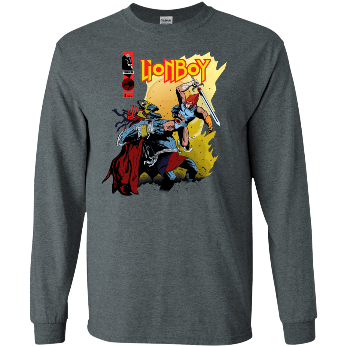 T-Shirts Dark Heather / S Thunderboy Men's Long Sleeve T-Shirt