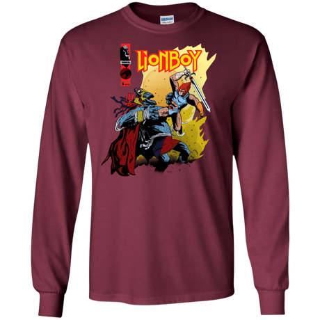 T-Shirts Maroon / S Thunderboy Men's Long Sleeve T-Shirt