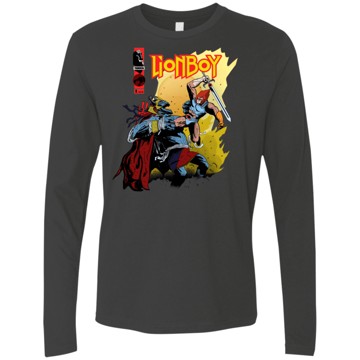 T-Shirts Heavy Metal / S Thunderboy Men's Premium Long Sleeve