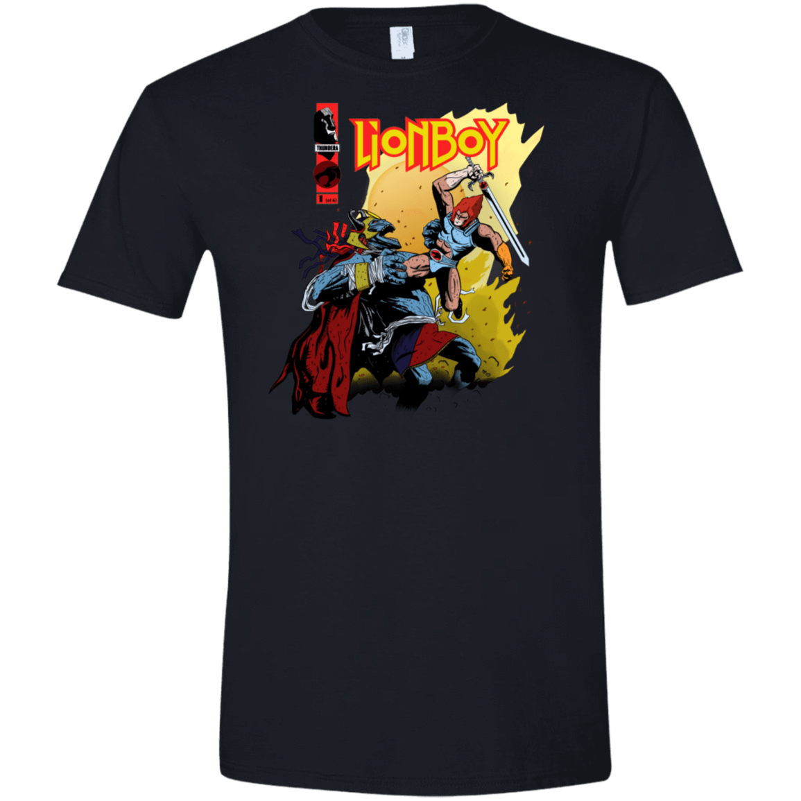 T-Shirts Black / X-Small Thunderboy Men's Semi-Fitted Softstyle